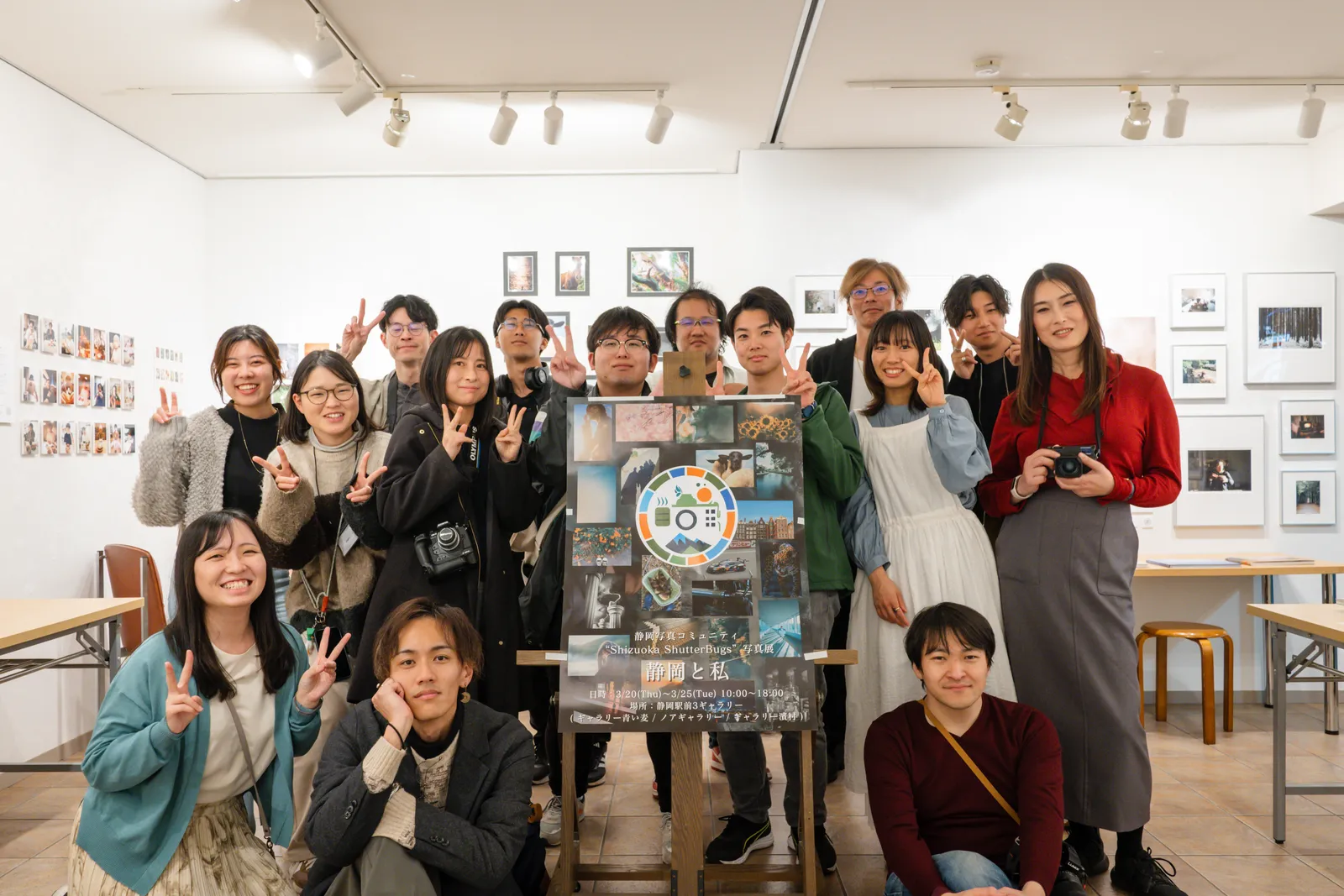 SSB写真展 来場者との交流